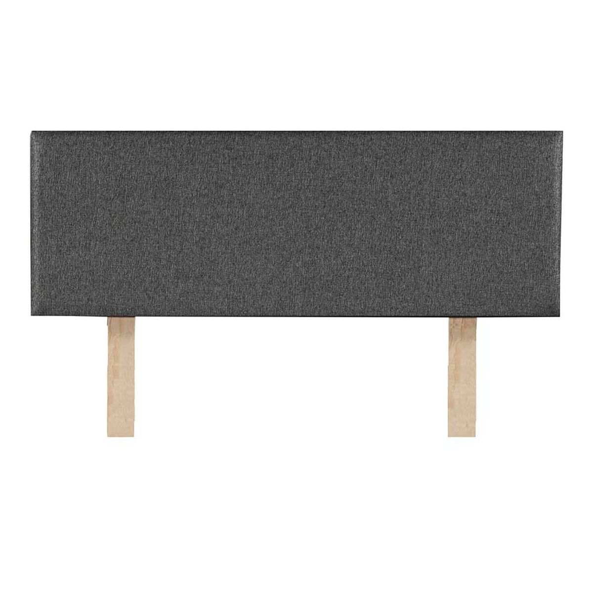 Cama Europea Simmons 2 Plazas Dreamer 190 Cm + Respaldo Praga Gris