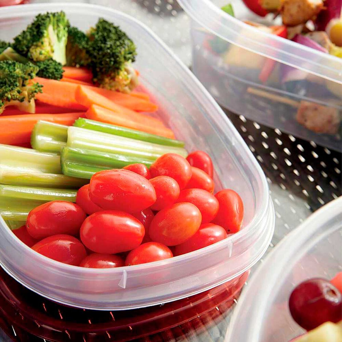 Set de 3 Contenedores Herm&eacute;ticos Rubbermaid Takealongs Rectangular 950 ml