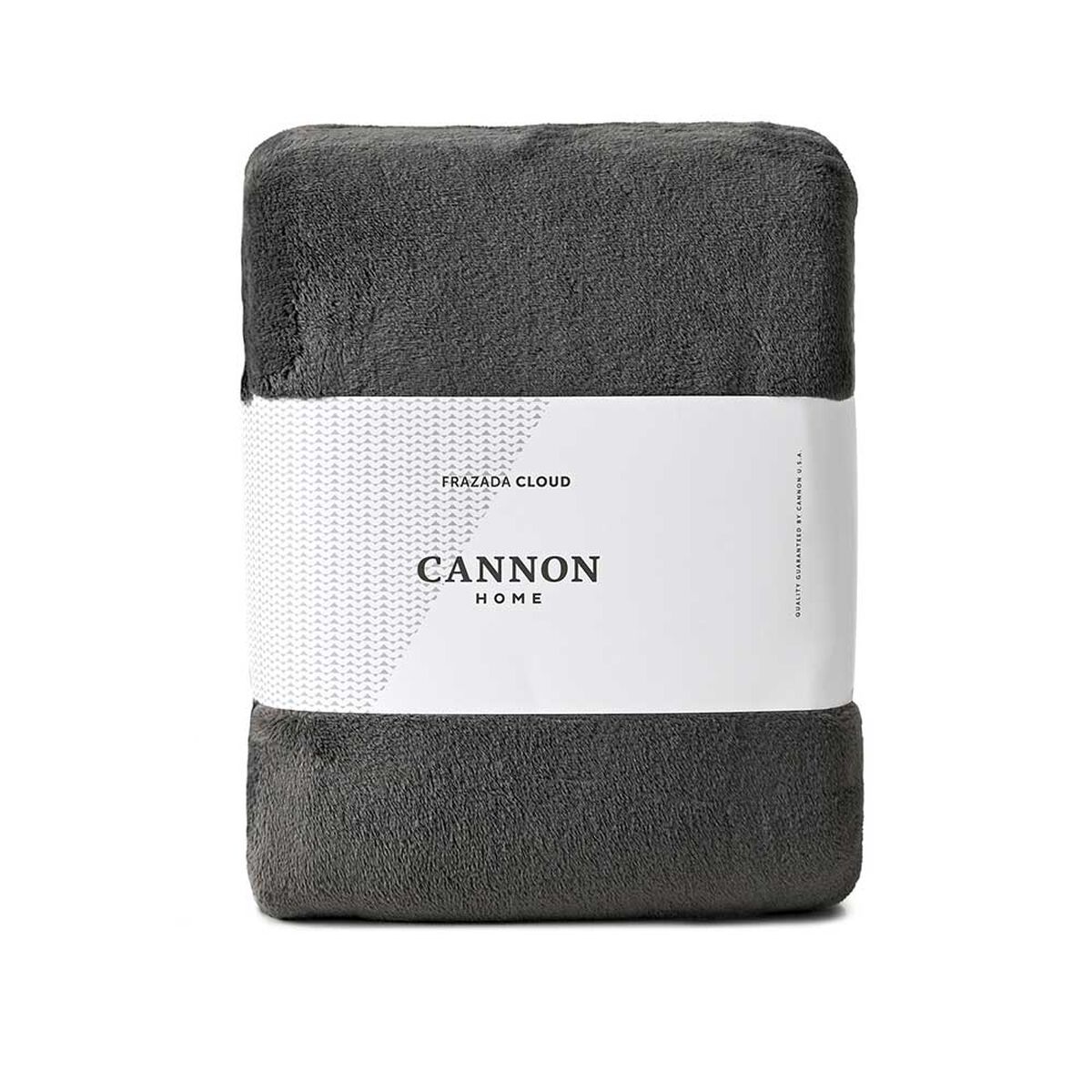 Frazada Poliéster Cannon 2 Plazas Flannel Acero
