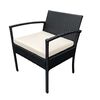 Set Terraza Di Poretti Design Livorno 2 Personas Negro