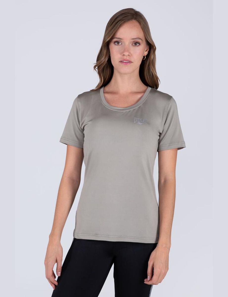 Polera Manga Corta Fitness Mujer Everlast