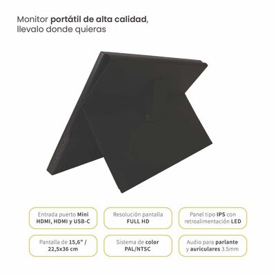Imagen 2 del producto Monitor Portátil Levo ViewGo 15,6"" FHD