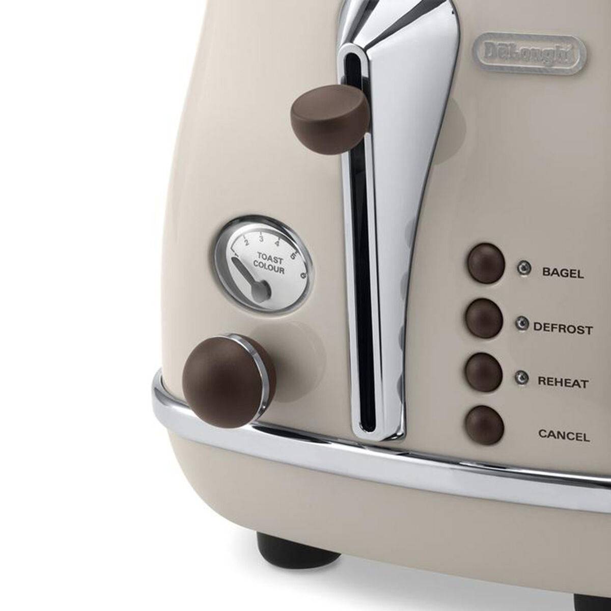 Tostador Eléctrico De'Longhi Icona Vintage Beige