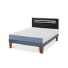 Cama Europea CIC 2 Plazas Excellence + Respaldo Munich Negro