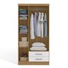 Closet Yardas Leticia 3 Puertas 2 Cajones Arena
