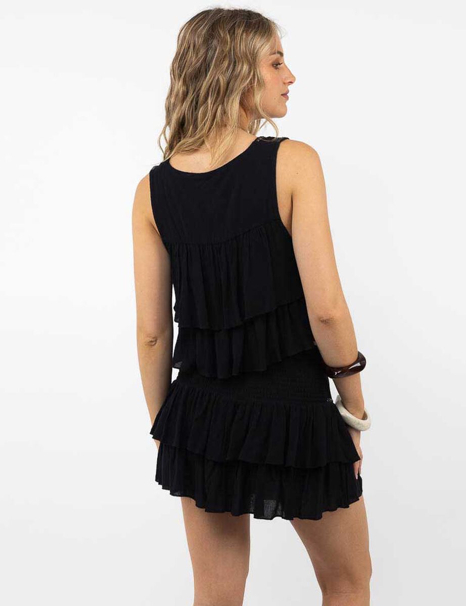 Blusa Crop Sin Mangas Mujer Icono