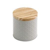 Lata Decorativa Metal Vgo 10 x 10 cm Gris