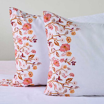 Imagen 2 del producto Juego de Sábanas American Family 2 Plazas 144 Hilos Tropico Coral