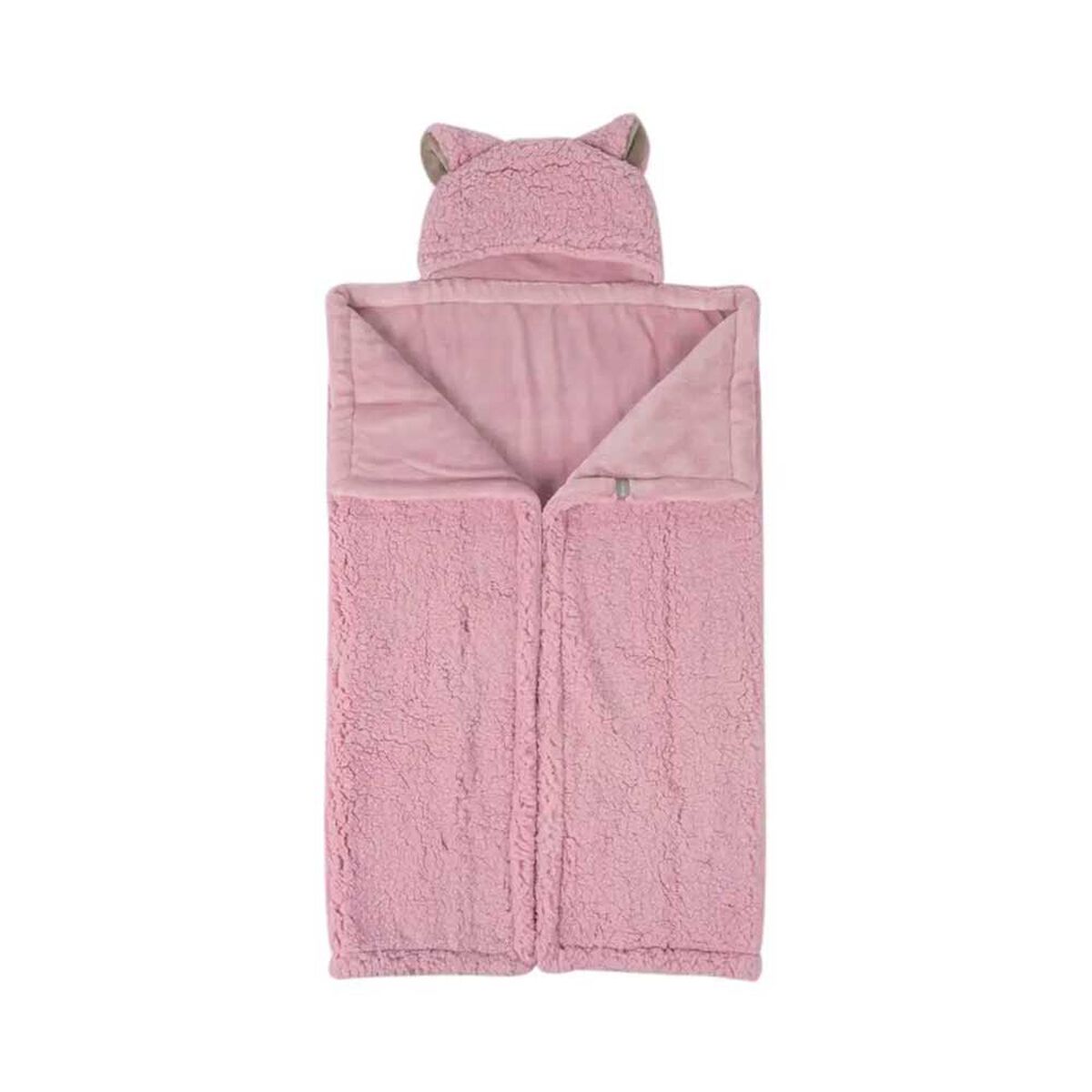 Set de Cuna Frazada Poncho Sherpa Niña Infanti
