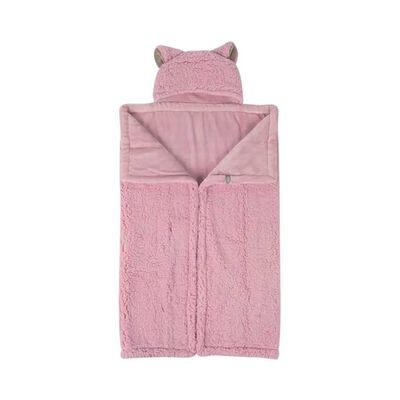 Set de Cuna Frazada Poncho Sherpa Niña Infanti