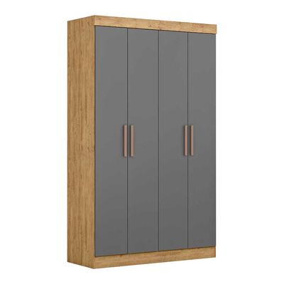 Closet Di Poretti Paris 4 Puertas 2 Cajones Gris