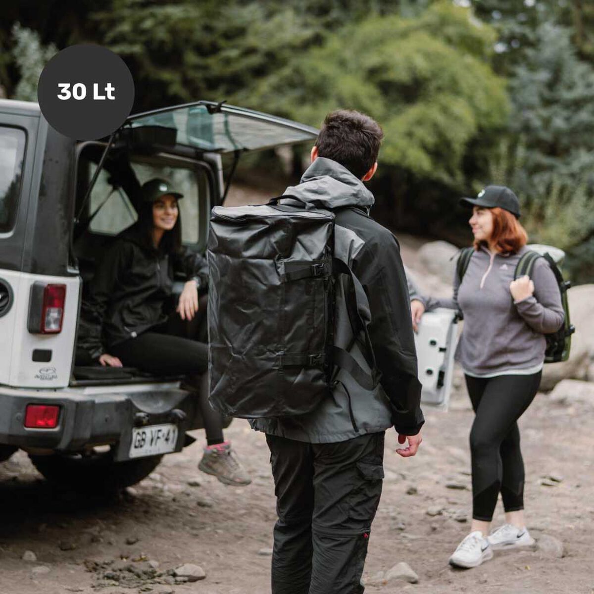 Bolso Deportivo Lhotse Duffel 30 Lts Negro