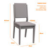 Juego de Comedor VekkaHome Fer 6 Sillas Negro