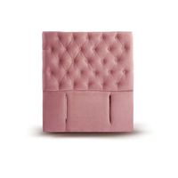 Respaldo Latam Home 1 Plaza Florencia Tela Velvet Palo Rosa