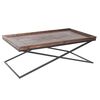Mesa de Centro Innovamuebles Monarca 2 Bandejas Nogal Oscuro