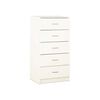 Cómoda Stanford 5 Cajones Blanco