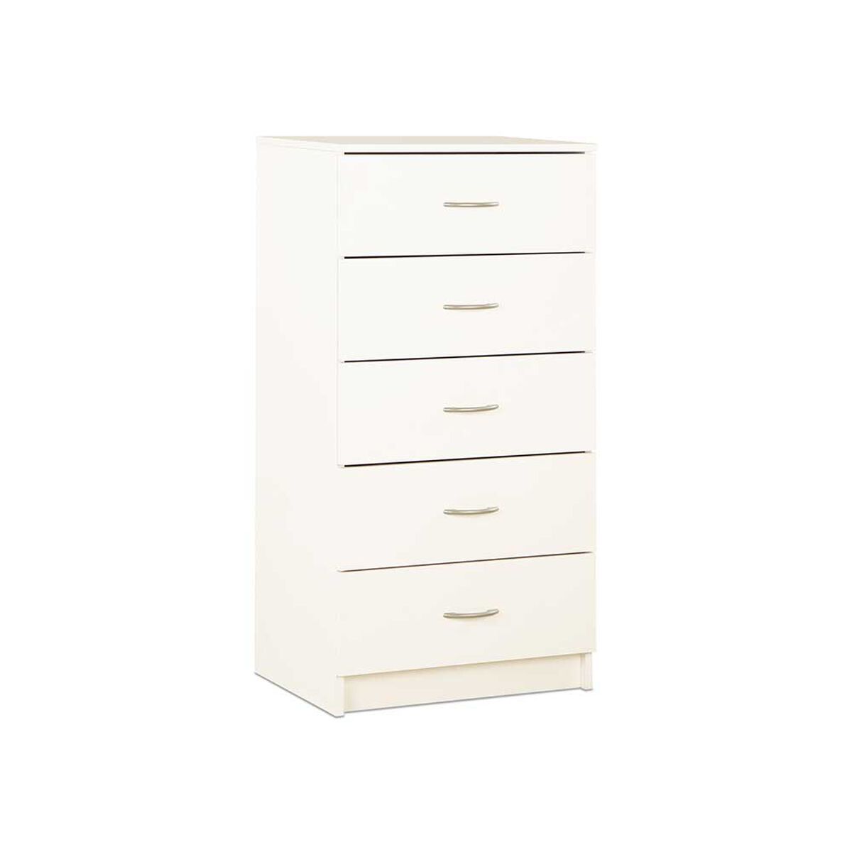 Cómoda Stanford 5 Cajones Blanco