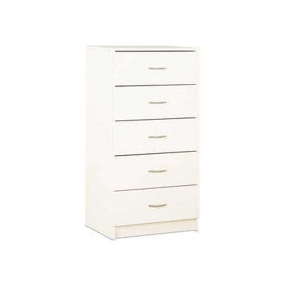 Cómoda Stanford 5 Cajones Blanco
