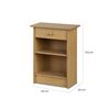 Velador CIC Dublin 1 Cajón Mostaza