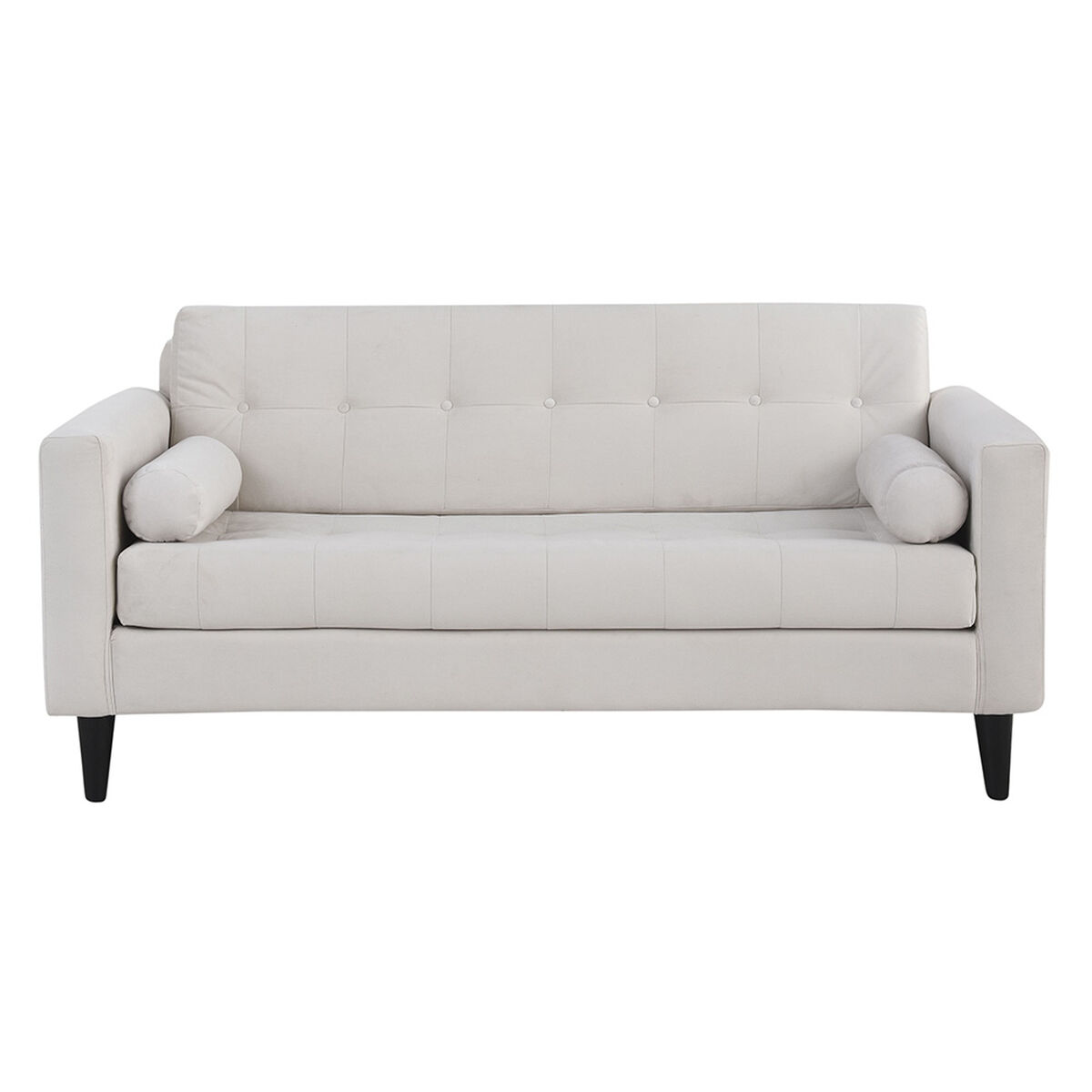 Sof&aacute; Felpa Bodevir Retro 3 Cuerpos Crudo