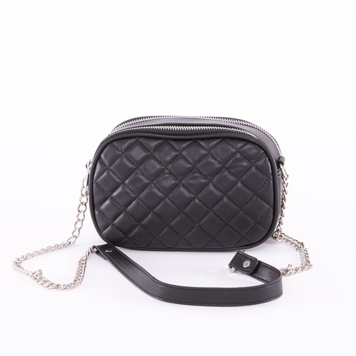 Bolso Ecocuero Negro Fiorucci