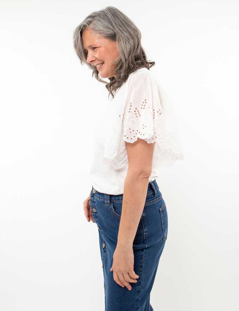 Polera Algodón Manga Corta Mujer Portman Club