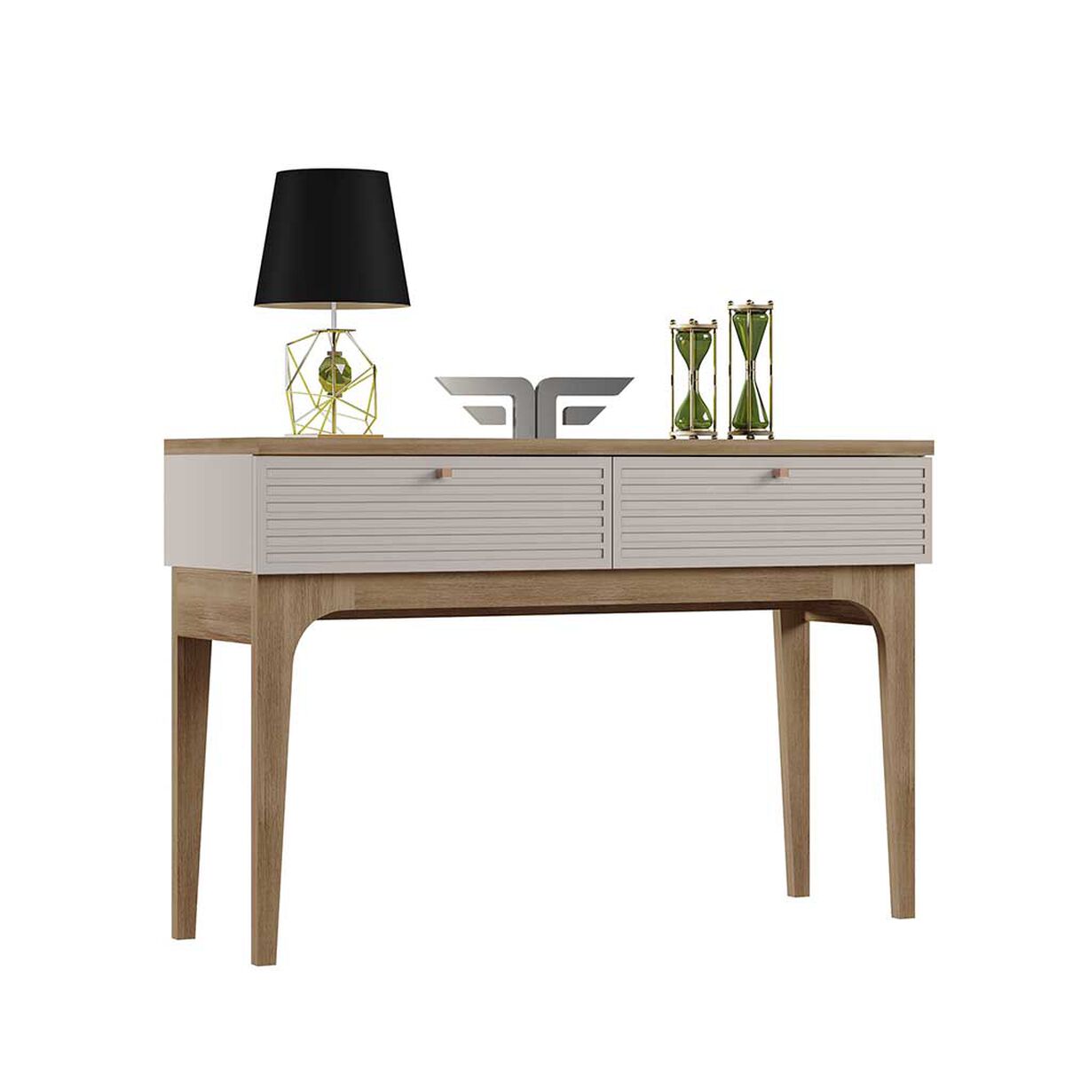 Mesa de Arrimo Exit Veneza Beige Cedro