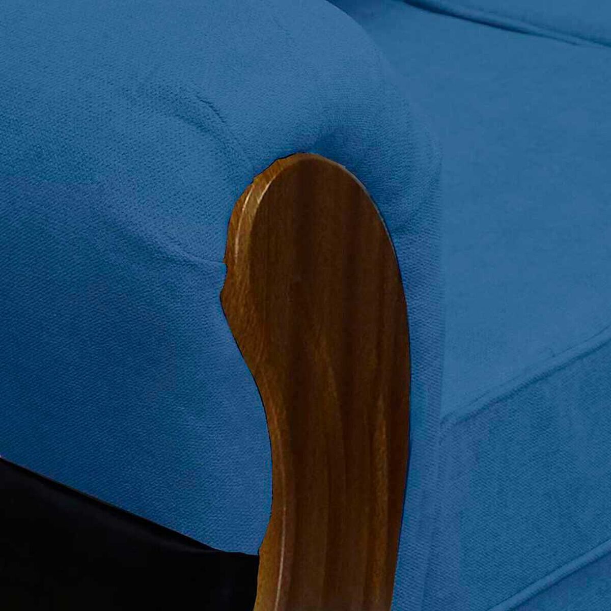 Sof&aacute; Seccional Modular Elegant Detail Girona 7 Cuerpos Negro Azul