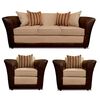 Juego de Living Elegant Detail Minesota Sof&aacute; 3 Cuerpos + Dos Sillones 1 Cuerpo Beige