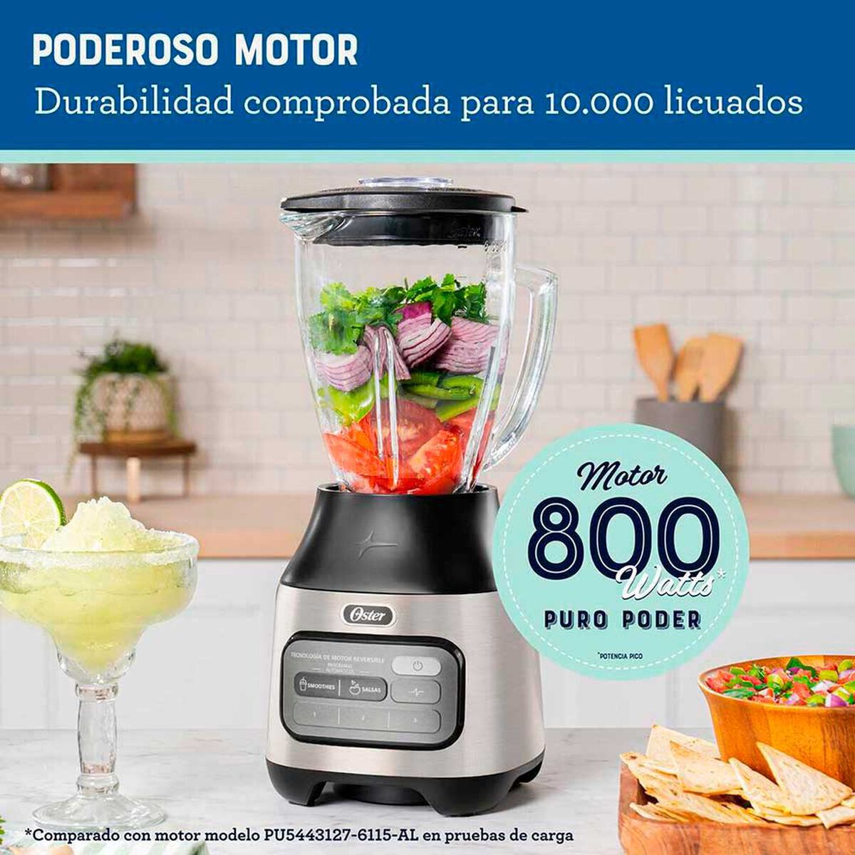 Licuadora Reversible Oster BLSTPEGNRT-052 1,5 lts.