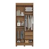 Closet Altavision Sarandi 4 Puertas 2 cajones Caf&eacute;