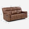 Sof&aacute; Reclinable Rosen Tolosa 3 Cuerpos Camel
