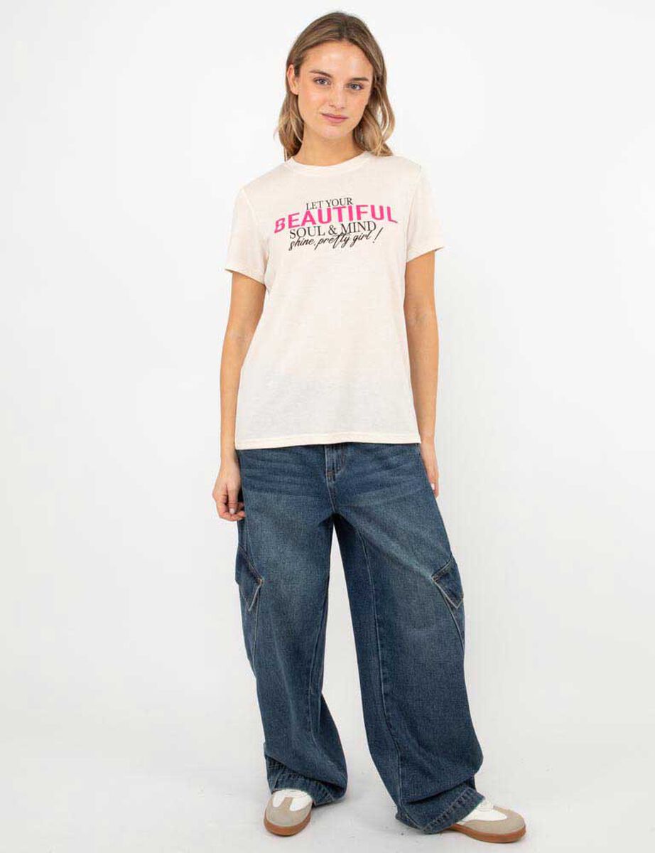 Polera Con Estampado Mujer Icono