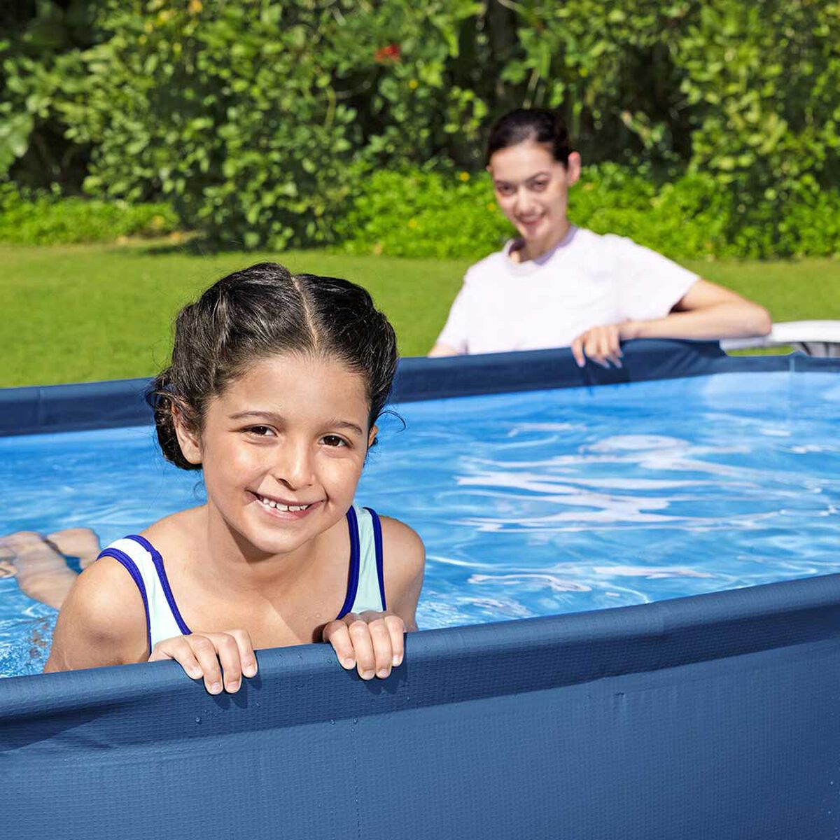 Piscina Estructural Bestway Steel Pro Azul 221 x 150 x 43 cm 1200 lt 