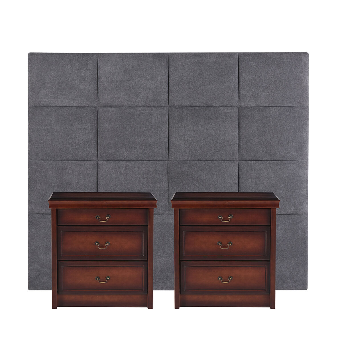 Respaldo 2 Plazas + 2 Veladores CIC Tamesis