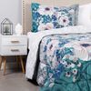 Plumón Estampado Elements & Co 1,5 Plazas Blossom