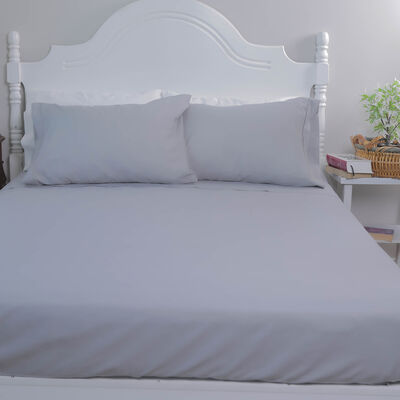 Imagen 2 del producto Juego de Sábanas Doral 144 Hilos King Color Vivo 144 Hilos  Gris