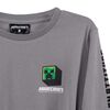 Polera Manga Larga de Algodón Niño Minecraft
