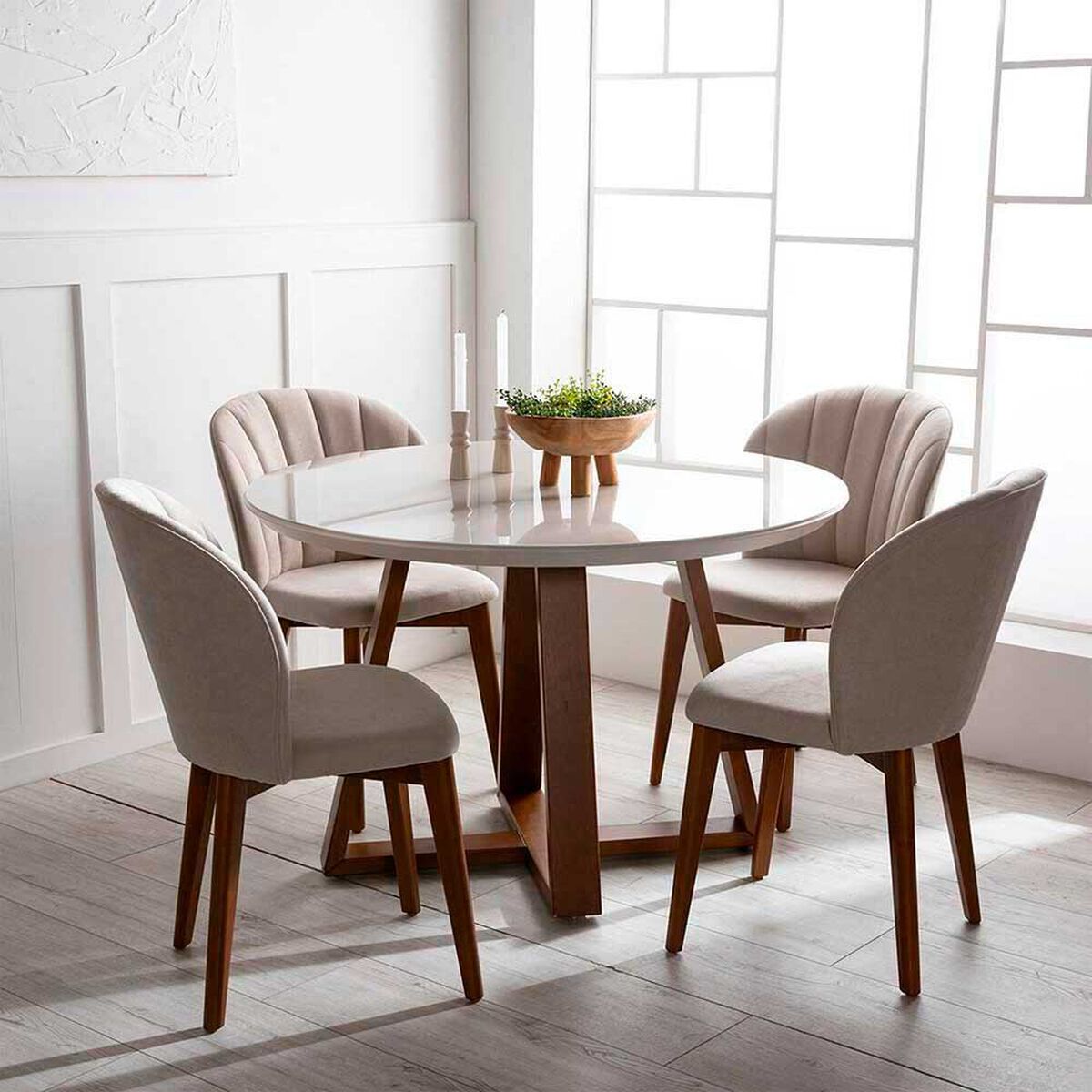 Juego de Comedor Decocasa Bennet 4 Sillas