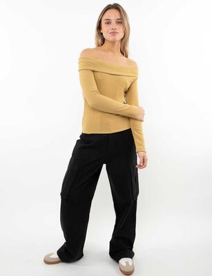 Imagen 2 del producto Sweater Bardot Mujer Icono Camel