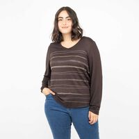 Sweater Mujer Extralindas Cafe, Gris, Negro, Rosado