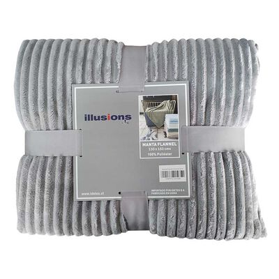 Imagen 1 del producto Manta Illusions 130 x 150 Gris Flannel
