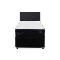 Cama Nido CIC 1,5 Plazas Premium + Respaldo Villarrica Negro