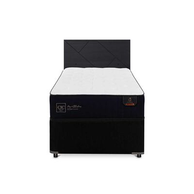Imagen 1 del producto Cama Nido CIC 1,5 Plazas Premium + Respaldo Villarrica Negro