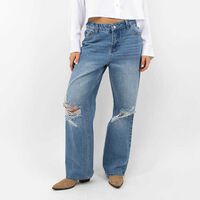 Jeans Mujer Icono Celeste