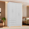 Closet Di Poretti Design Paraty 3 Cajones 4 Puertas Blanco