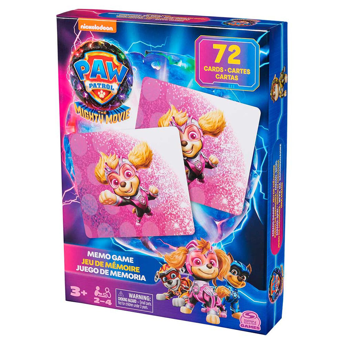 Memorice Paw Patrol Mighty 72 Piezas