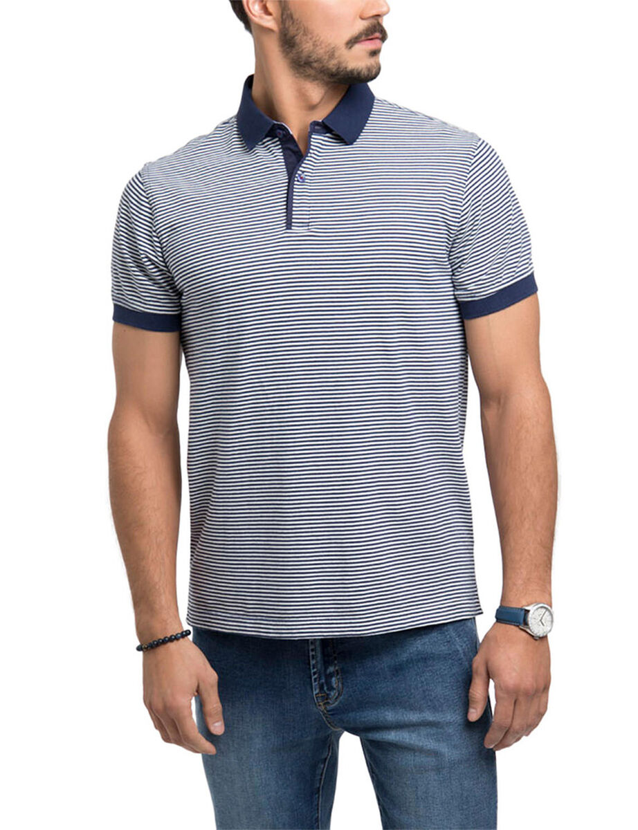 Polera de Algodón a Rayas Hombre Arrow