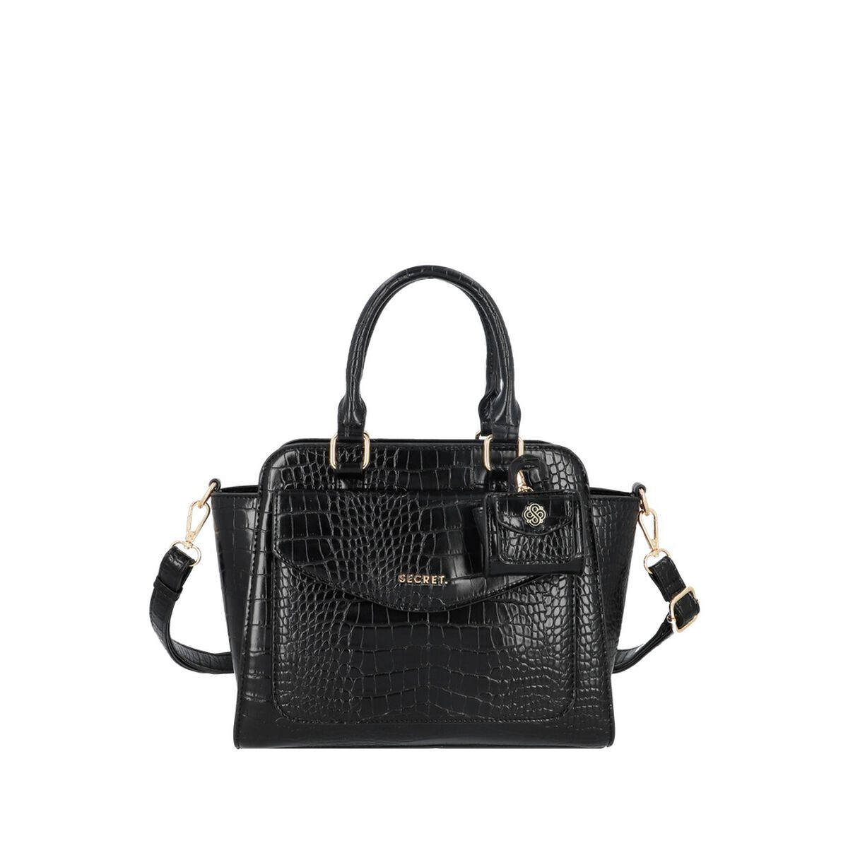 Cartera Tote Secret Bucarest FW25 M Negro