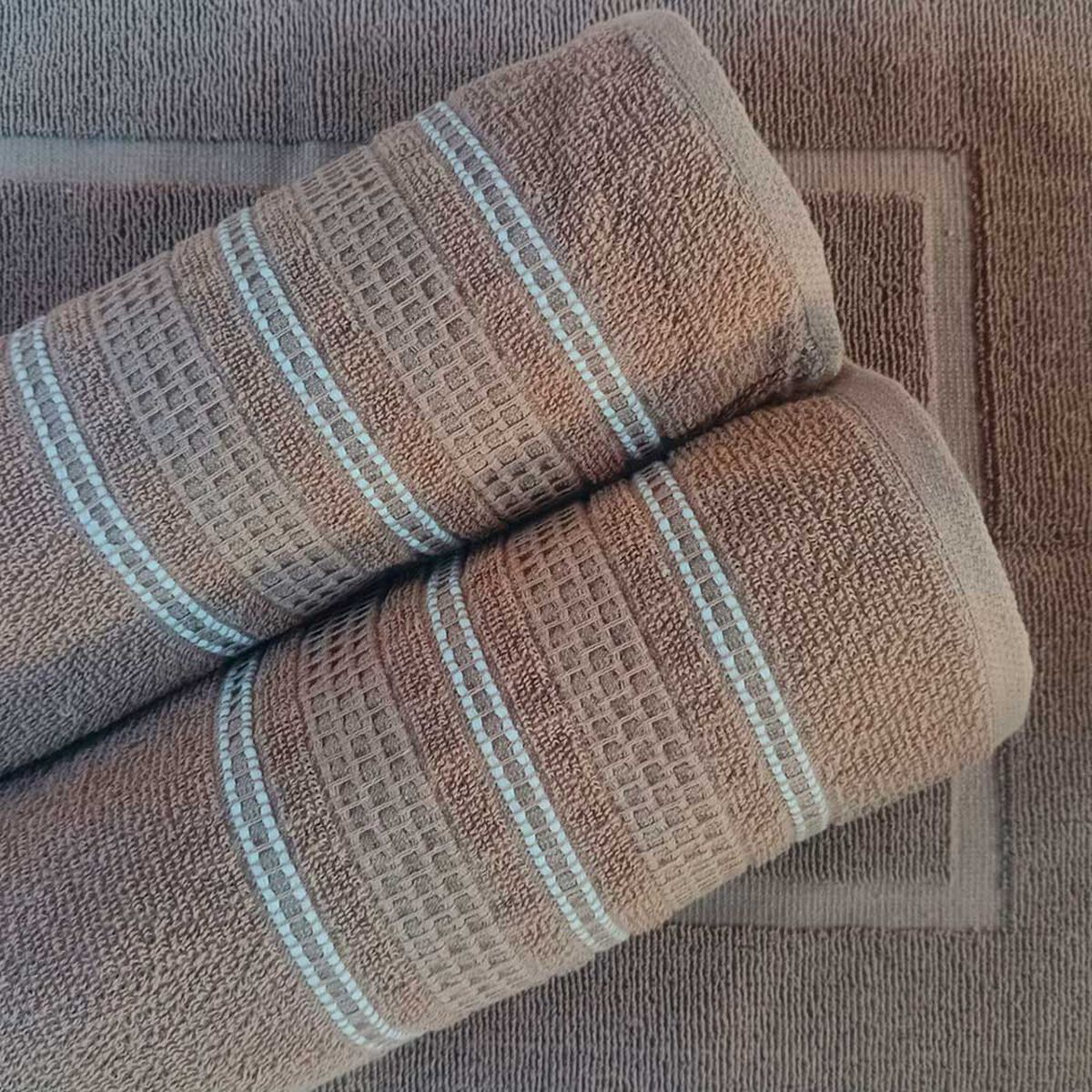 Set 6 Toallas Idetex Valencia Beige